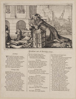 KG 15697
<br/>
'Groothans met de Privilegie-soeker'
<br/>
<em>anoniem NL (17de eeuw)</em>